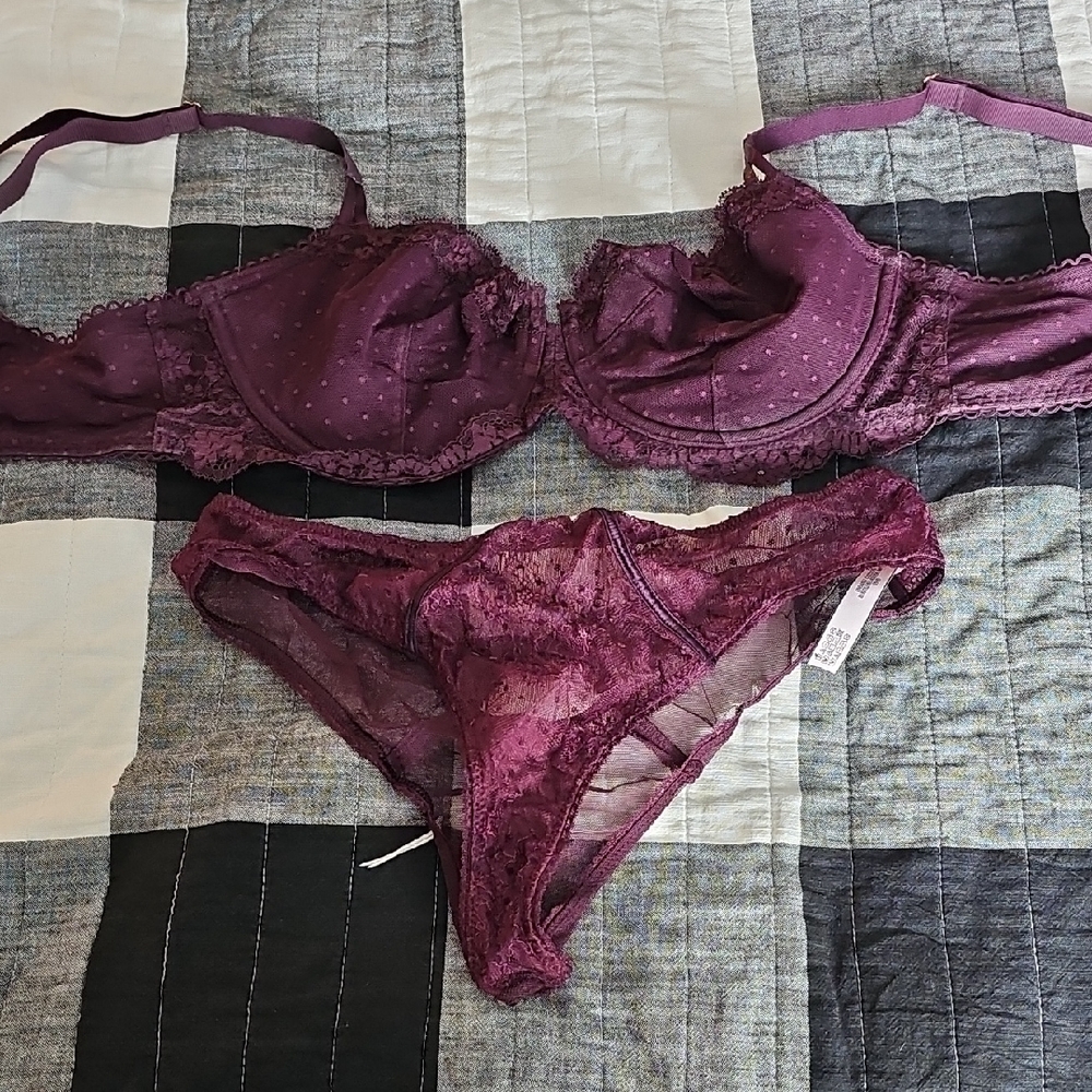 Womens bra and thong